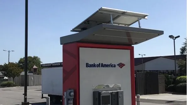 ATM ALIMENTADO POR ENERGIA SOLAR